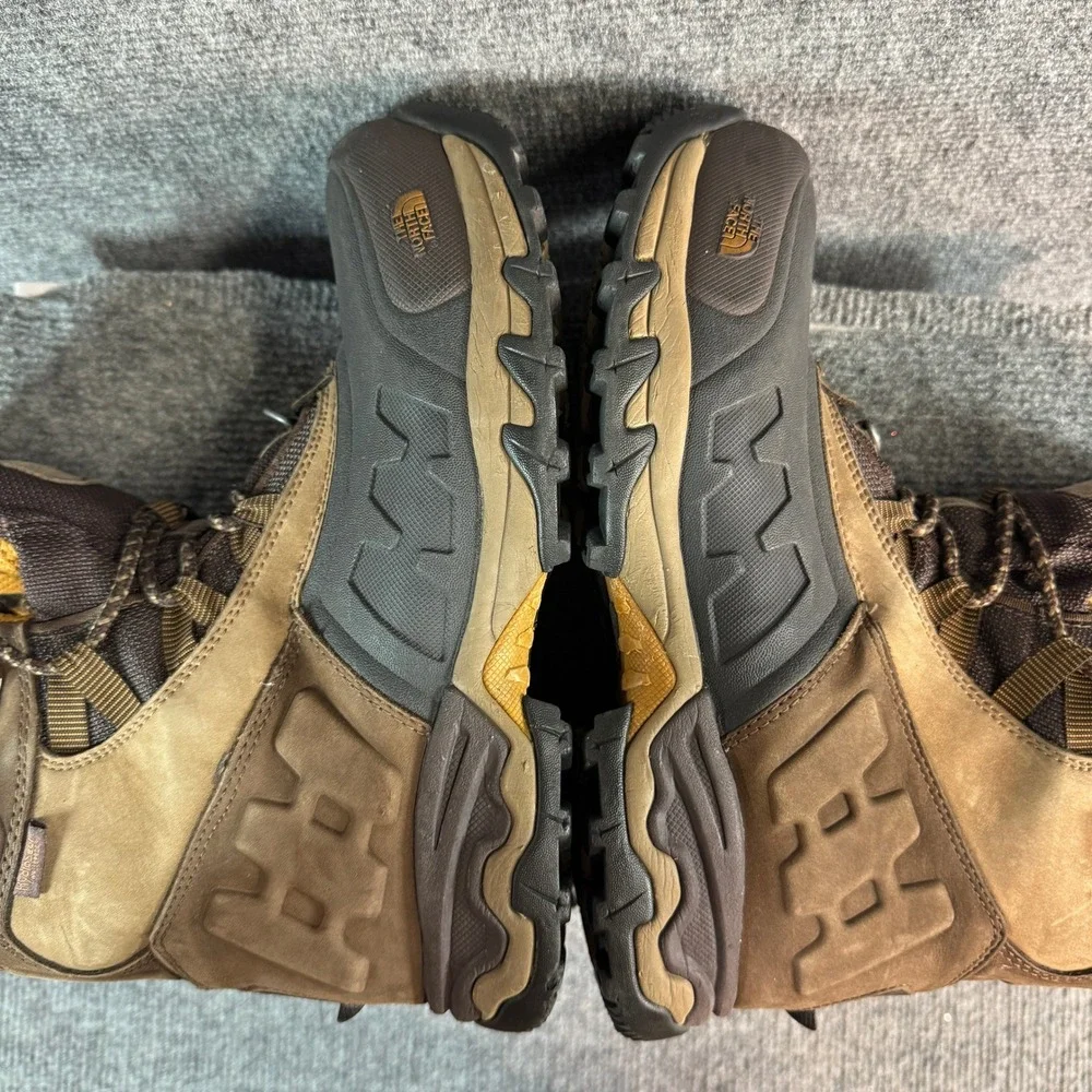 The North Face Chilkat II Waterproof Insulated Winter Boots Brown Mens 9